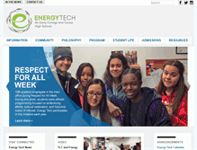 Tablet Screenshot of energytechschool.org